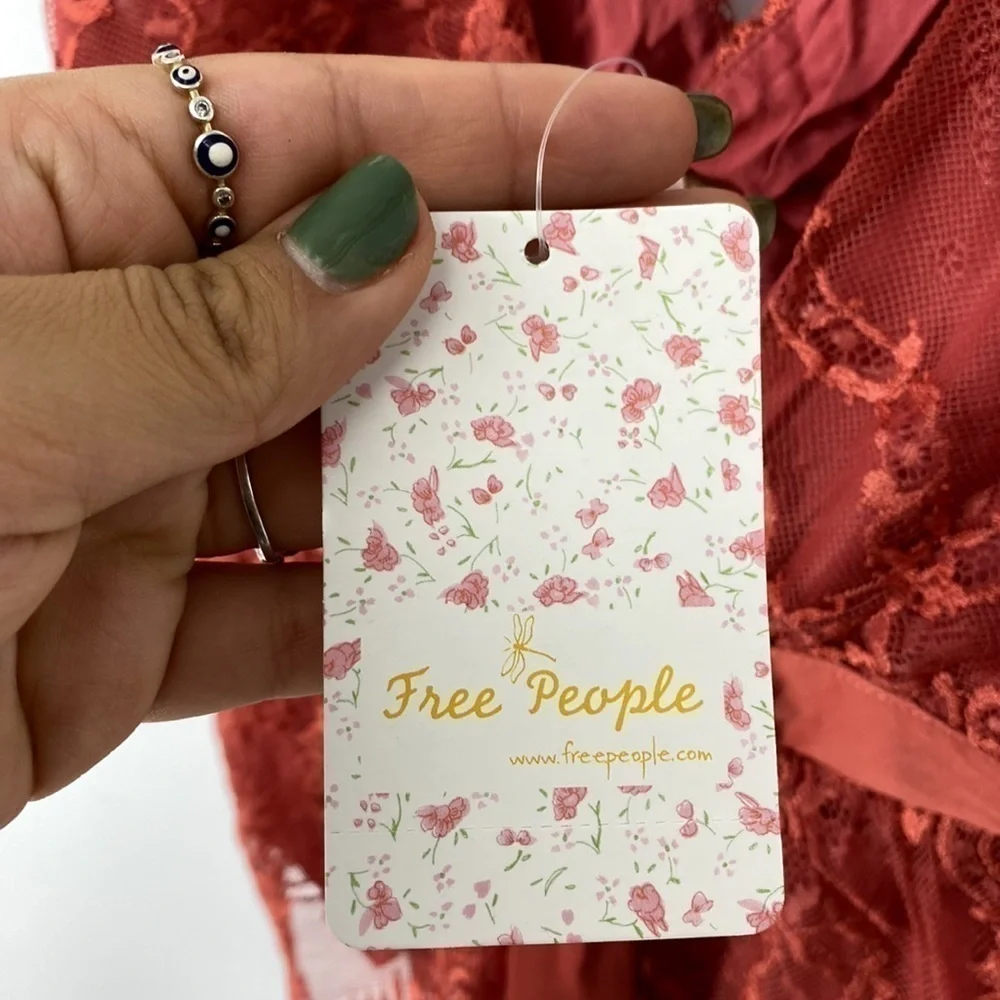 Free People Chante Lace Tank Top